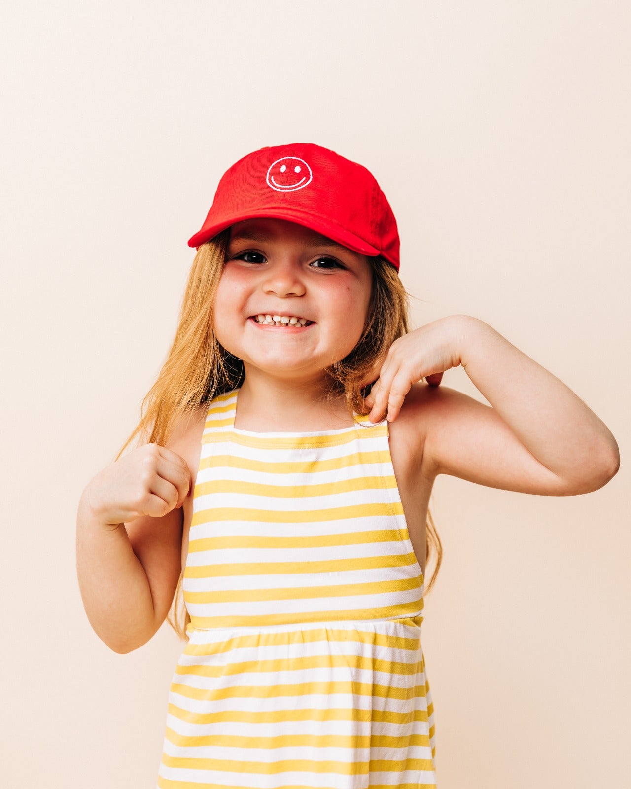 Smiley Face Baseball Hat - BIG FRENCHIES