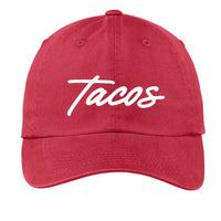 Tacos Cursive Baseball Cap