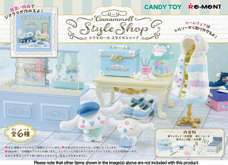 SANRIO - CINNAMOROLL STYLE SHOP BLIND BOX TRADING FIGURE-Blind Box-BIG FRENCHIES-Anime Pop