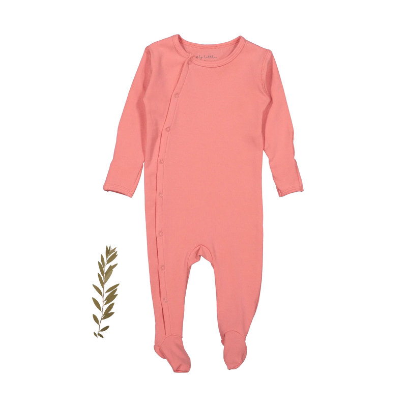 The Snap Romper - Coral - BIG FRENCHIES