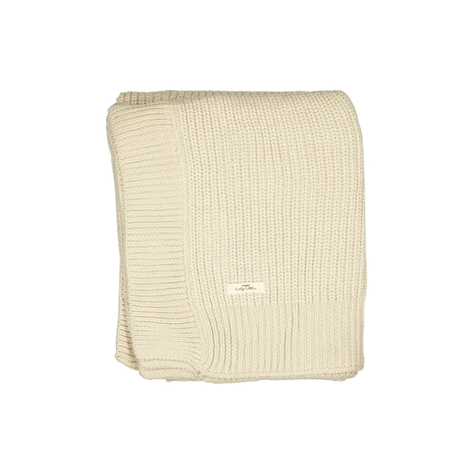 The Chunky Knit Blanket - Bone - BIG FRENCHIES