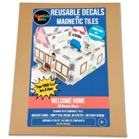 Welcome Home: Reusable Decals for Magnetic Tiles