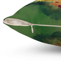 Retro Halloween Pillow with Cute Ghosts and Monsters | Halloween Gift for Mom - BIG FRENCHIES