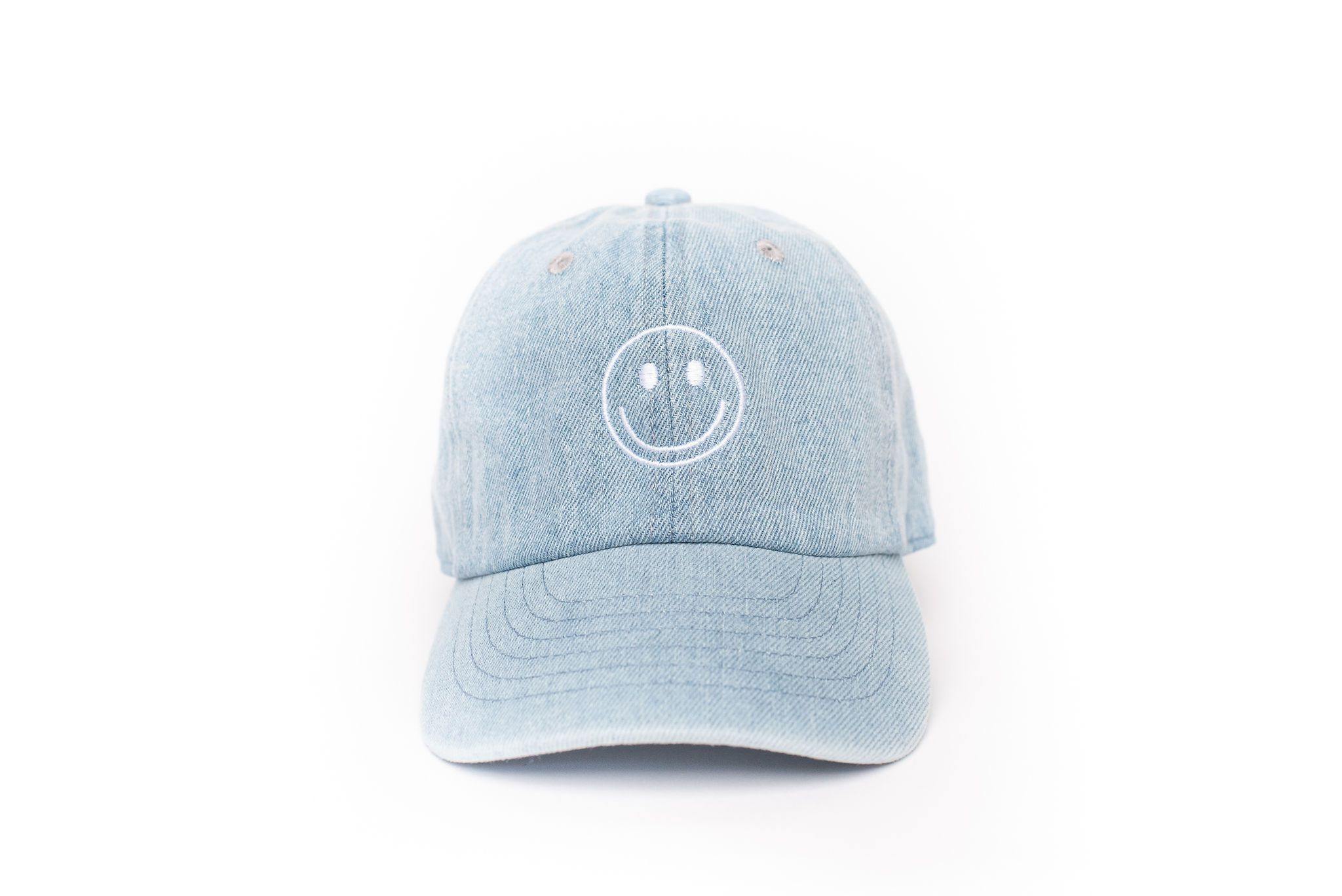 Smiley Face Baseball Hat - BIG FRENCHIES