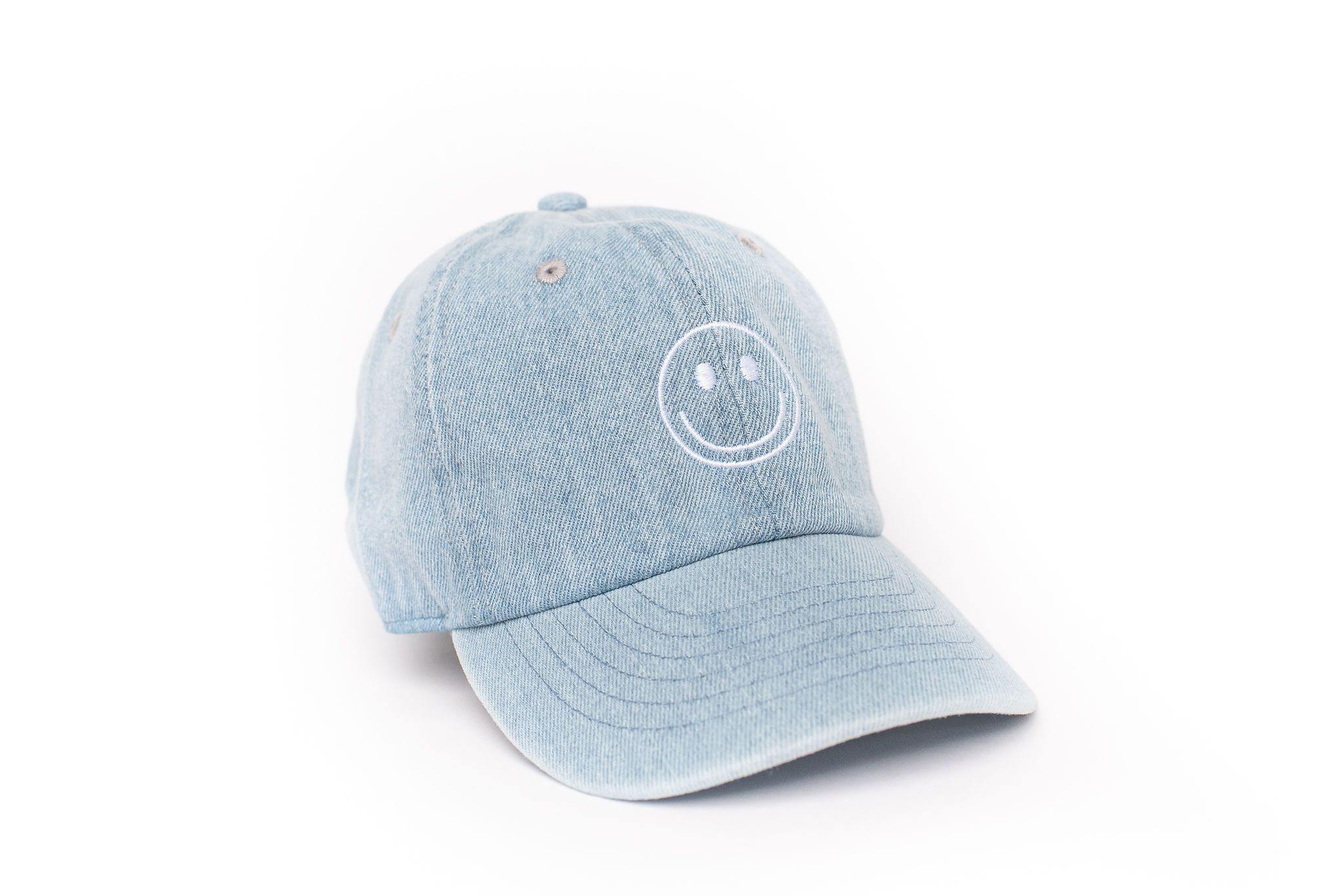 Smiley Face Baseball Hat - BIG FRENCHIES