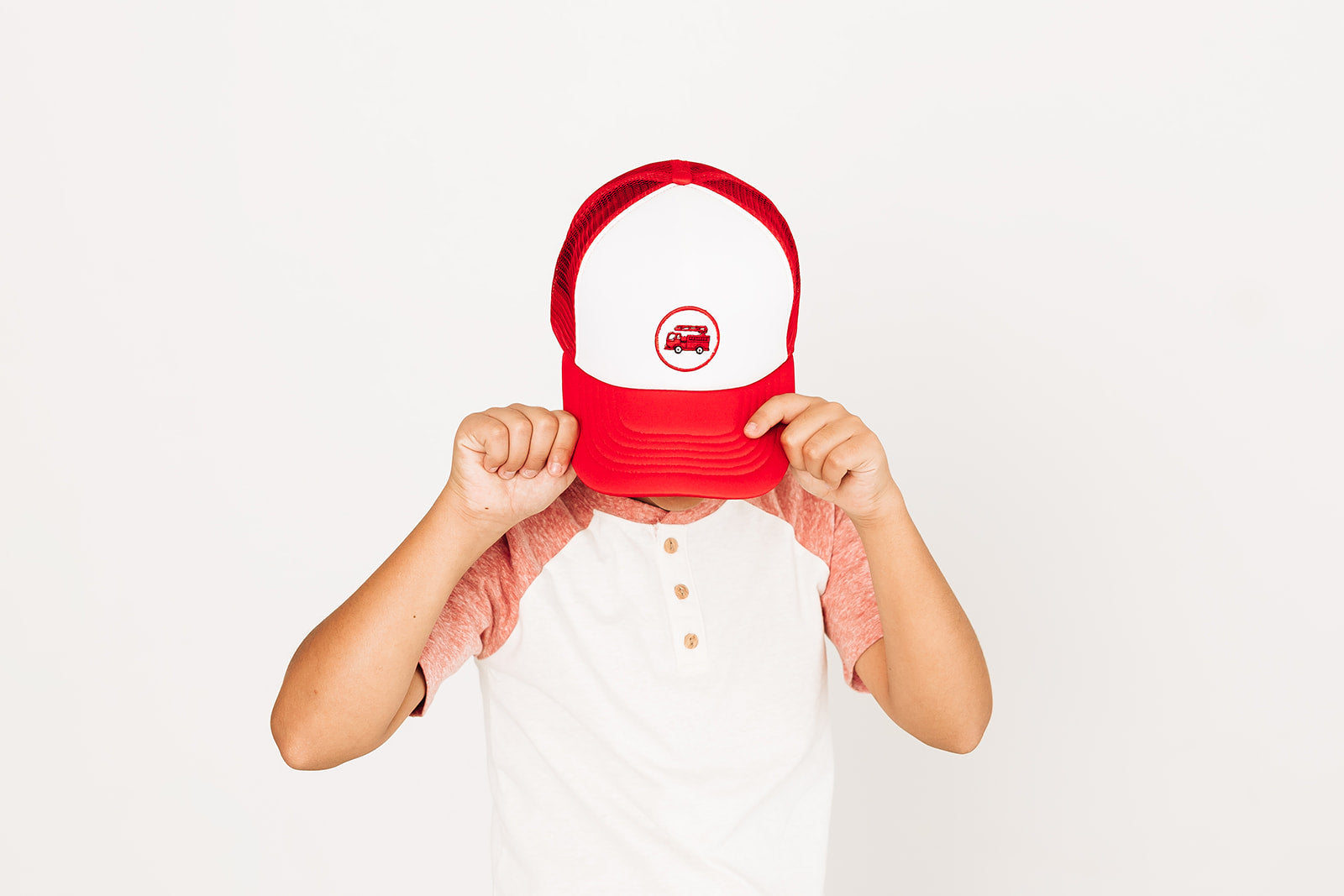 Firetruck Patch Trucker Hat - BIG FRENCHIES