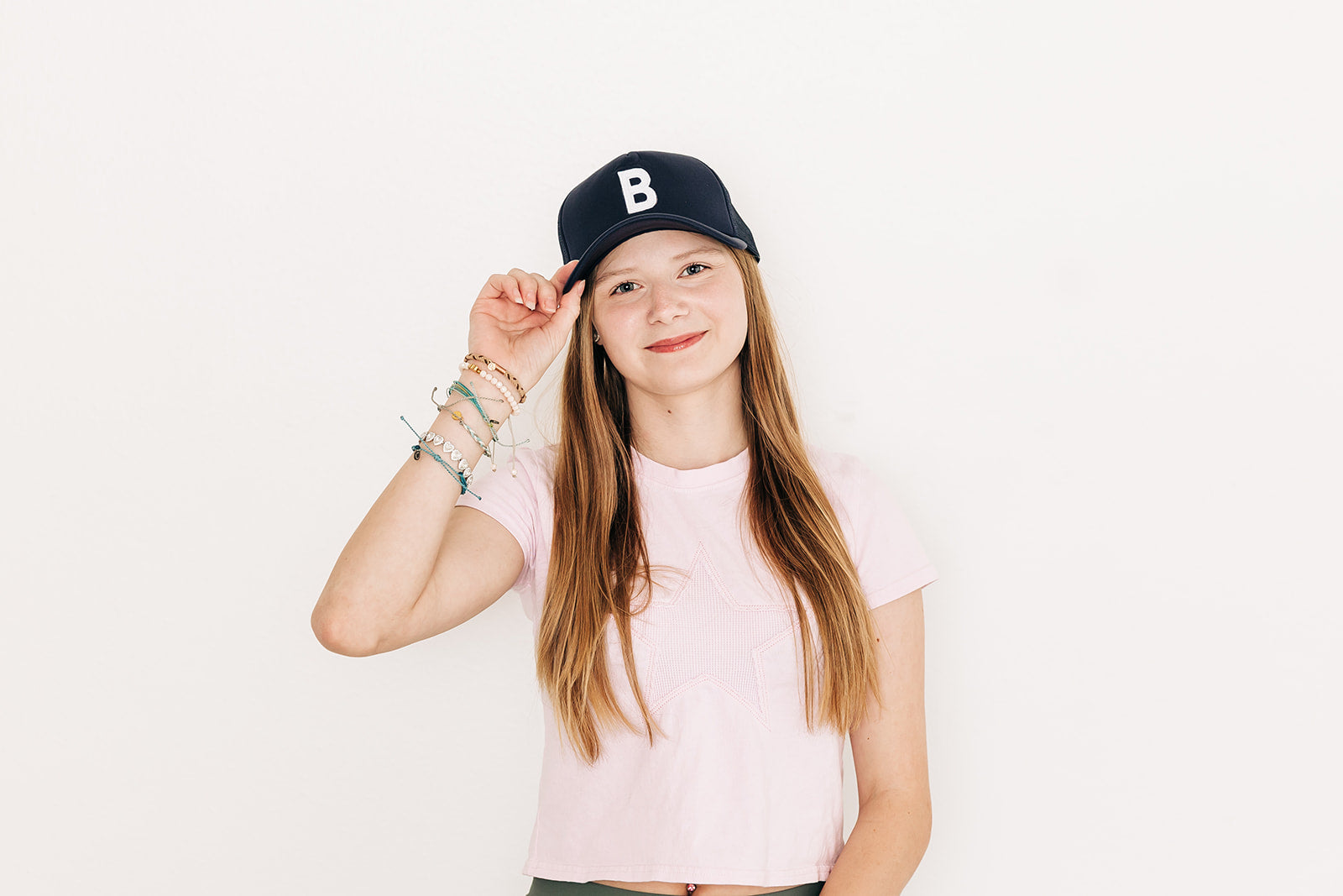 Burgundy Letter Trucker Hat - BIG FRENCHIES