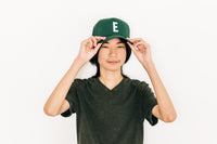 Dark Green Letter Trucker Hat - BIG FRENCHIES