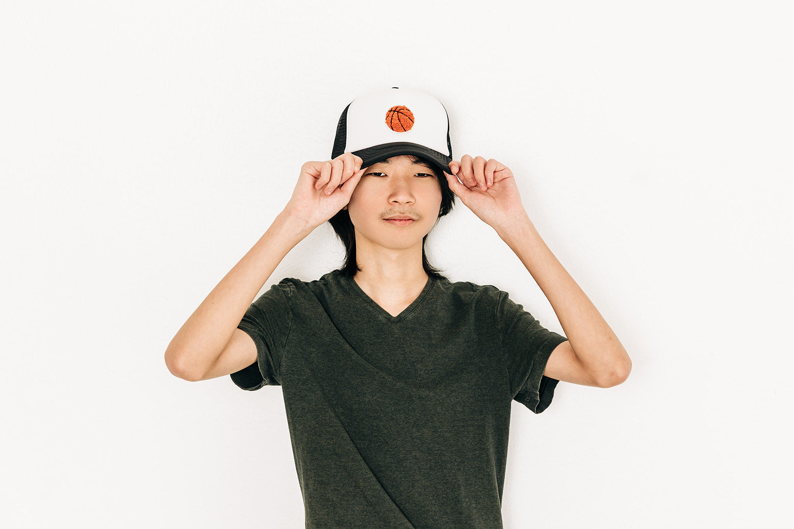 Basketball Patch Trucker Hat - BIG FRENCHIES