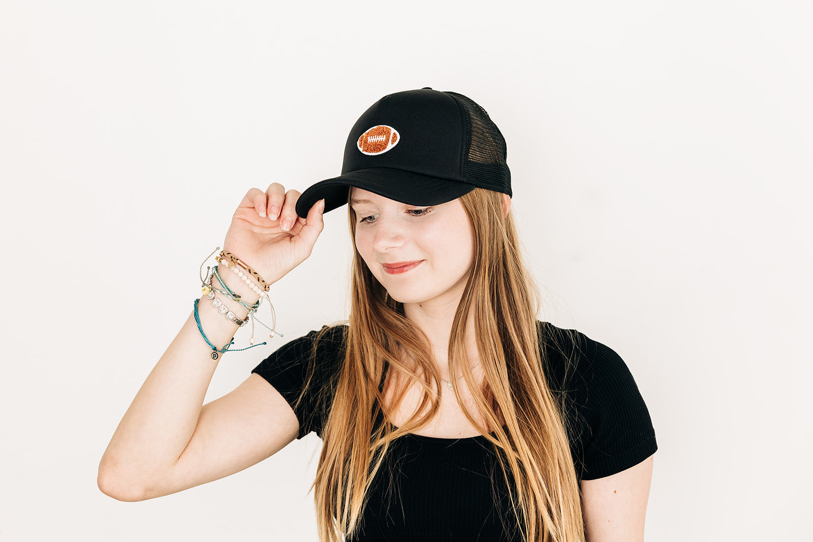 Football Patch Trucker Hat - BIG FRENCHIES