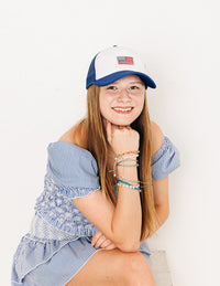 Flag Patch Trucker Hat - BIG FRENCHIES