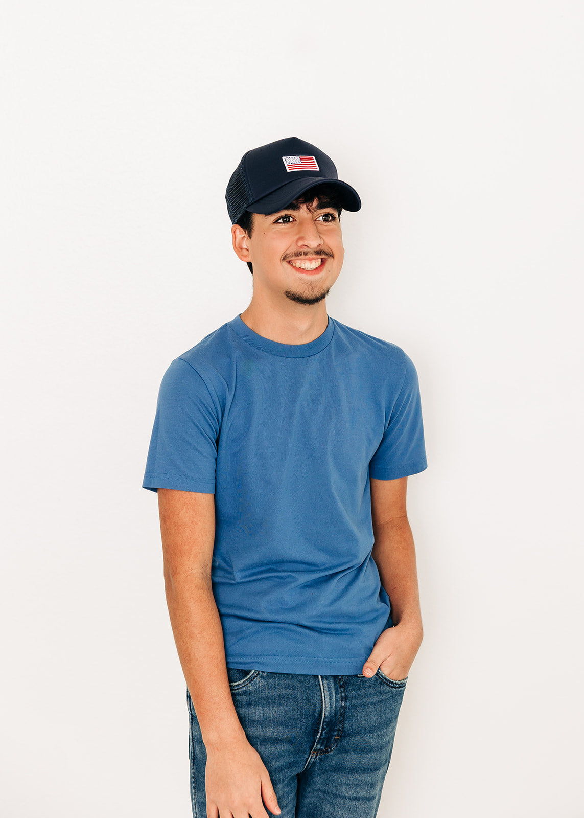 Flag Patch Trucker Hat - BIG FRENCHIES