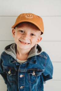 Smiley Face Baseball Hat - BIG FRENCHIES