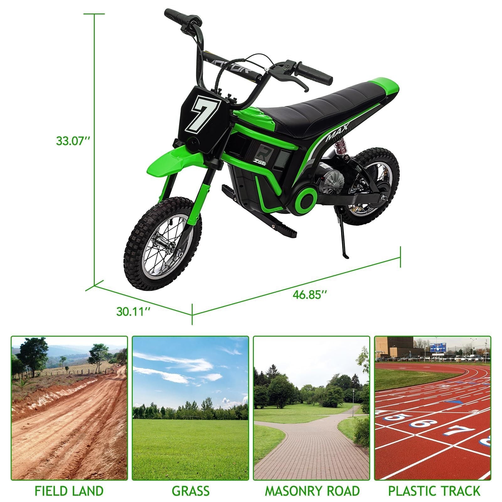 24V Electric Ride-On Kids Dirt Bike Motocross Motorcycle - BIG FRENCHIES