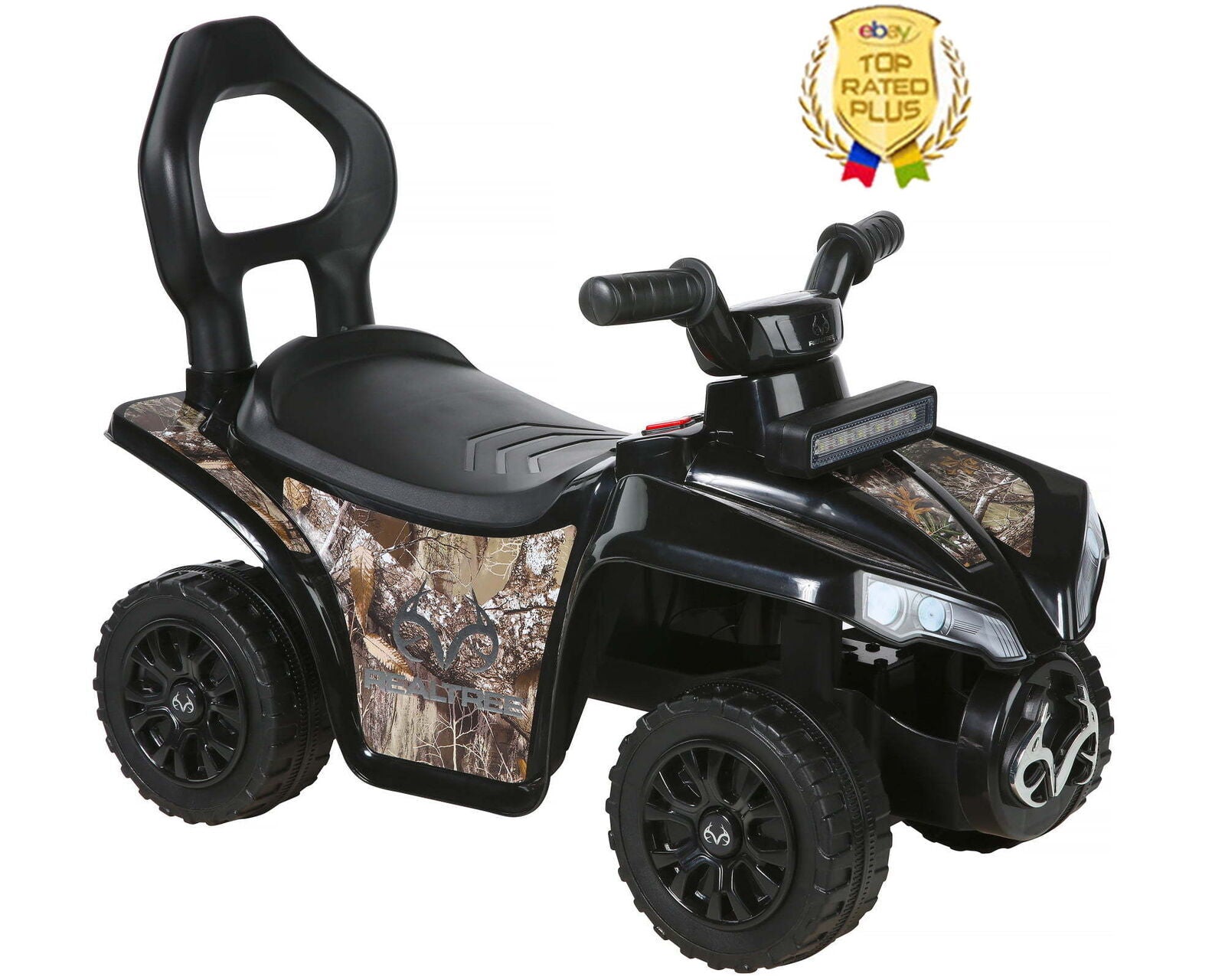 Camo Ride-On Toy Car with Storage Seat and 3 Animal Sounds - BIG FRENCHIES