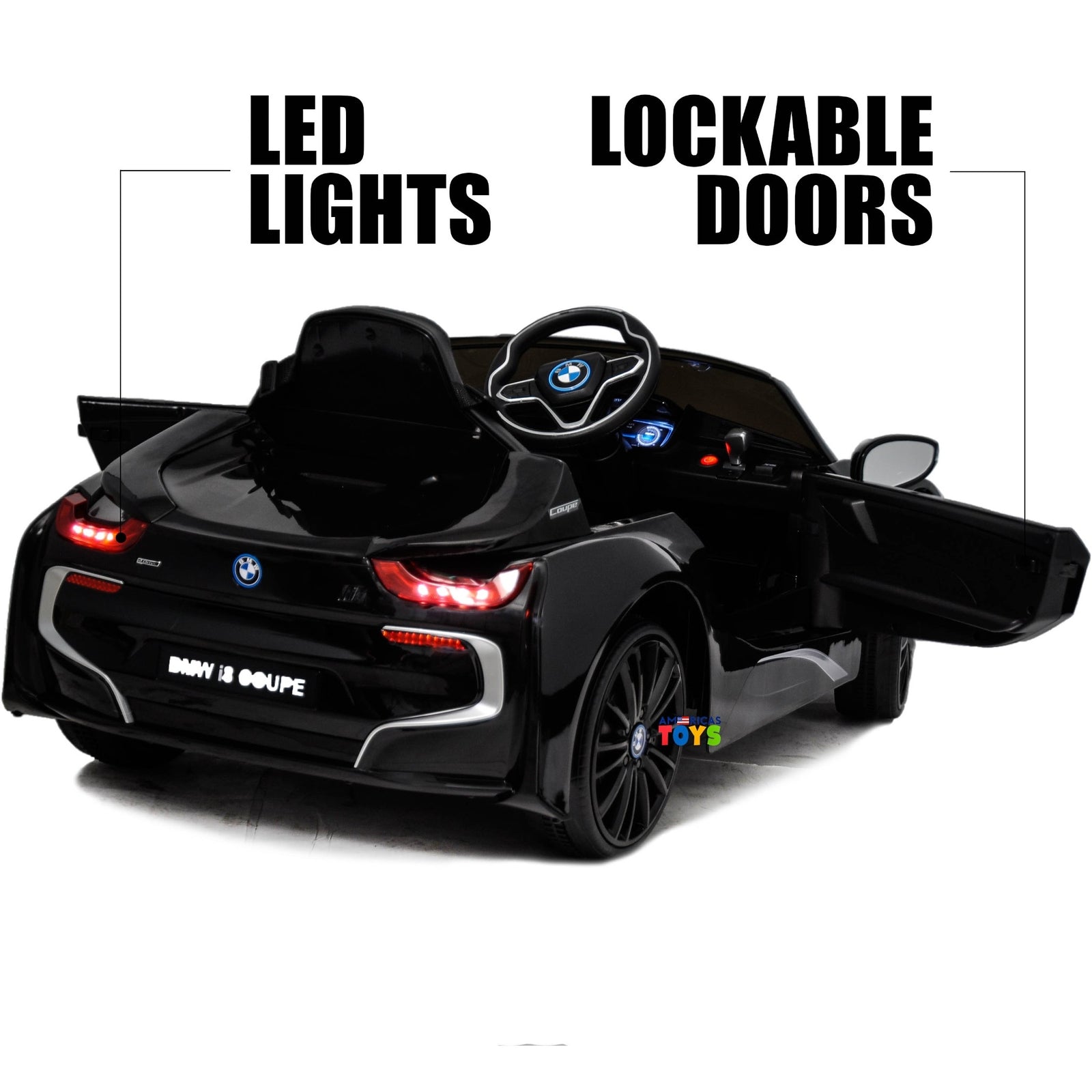 12V Licensed BMW Kids Ride-On Coupe with RC, MP3, and Single Seat in Multiple Colors