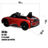 12V Licensed BMW Kids Ride-On Coupe with RC, MP3, and Single Seat in Multiple Colors