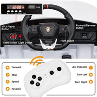 12V Kids' Electric Ride-On Vehicle with Parent Remote Control, Horn, and Radio