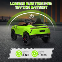 12V Kids' Electric Ride-On Vehicle with Parent Remote Control, Horn, and Radio