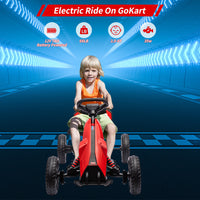 Electric 12V Drift Ride-On Kart with Adjustable Seat, 2 Speeds, and Shock Absorbers - BIG FRENCHIES