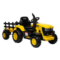 12V Electric Ride-On Tractor with Trailer for Kids, Battery Powered Vehicle - BIG FRENCHIES
