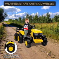 12V Electric Ride-On Tractor with Trailer for Kids, Battery Powered Vehicle - BIG FRENCHIES