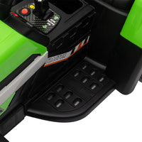 12V Battery-Powered Ride-On Electric Tractor Toy with Trailer and Remote Control
