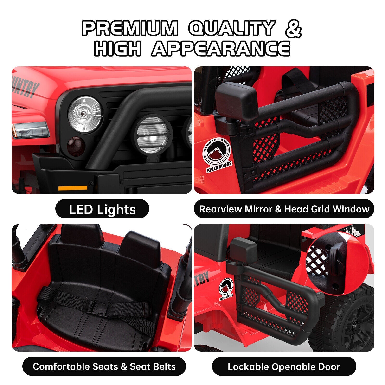 12V Battery-Powered Ride-On Electric Truck Car with Remote Control
