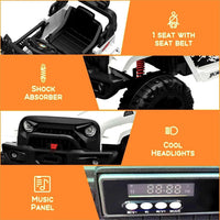 12V Electric Ride-On Truck Car for Kids with Remote Control and Music - BIG FRENCHIES