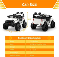 12V Electric Ride-On Truck Car for Kids with Remote Control and Music - BIG FRENCHIES
