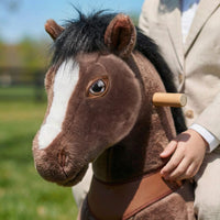 Model Y® Horse Ride-On Toy Age 3–4 – Chocolate Brown