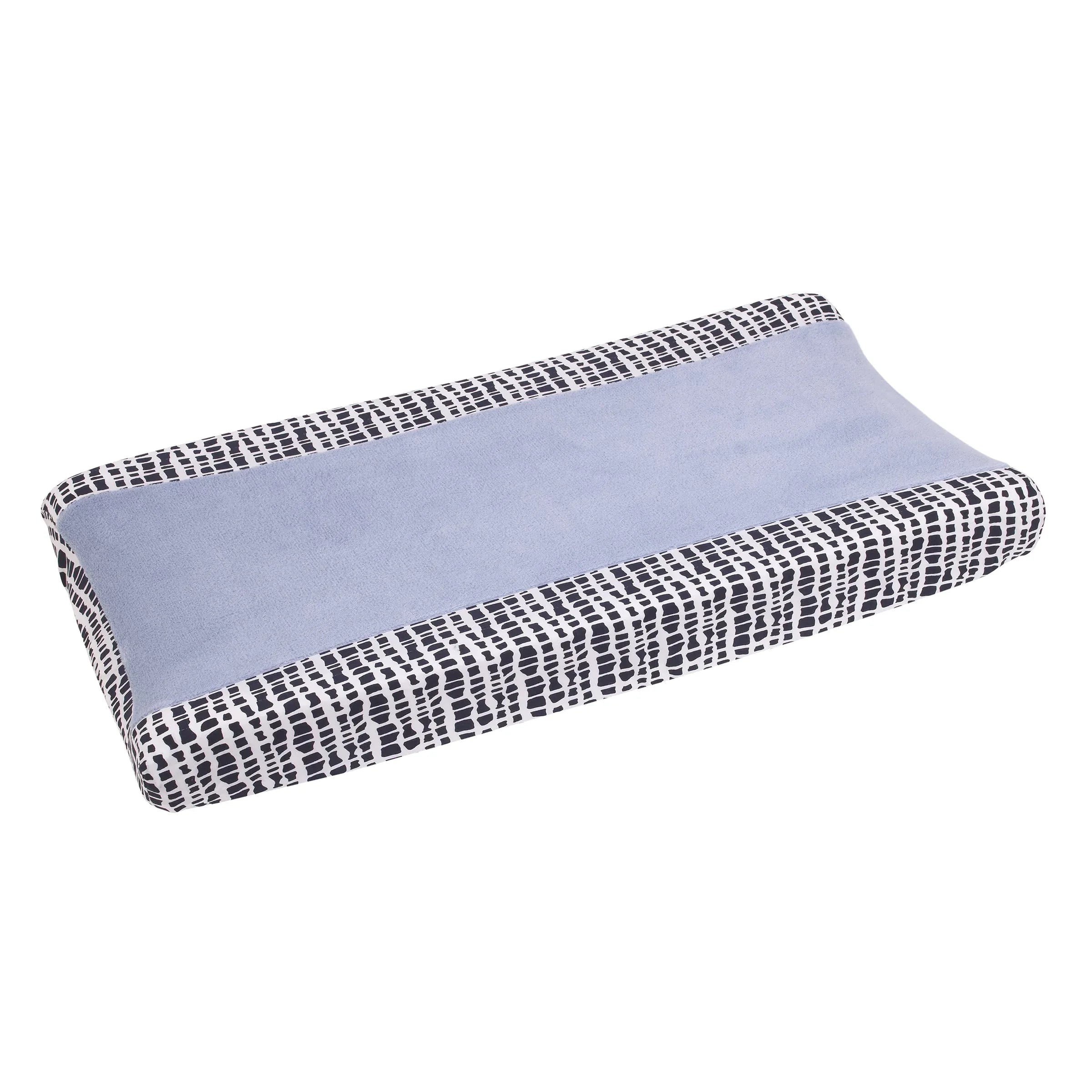 Seas The Day Navy and Blue Super Soft Changing Pad Cover - BIG FRENCHIES
