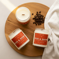 Rise & Shine – Coffee & Vanilla Soy Candle - BIG FRENCHIES