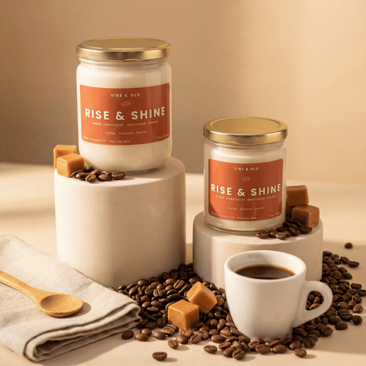 Rise & Shine – Coffee & Vanilla Soy Candle - BIG FRENCHIES