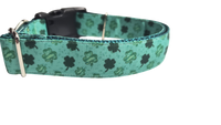 Lucky Clover Nylon Dog Collar