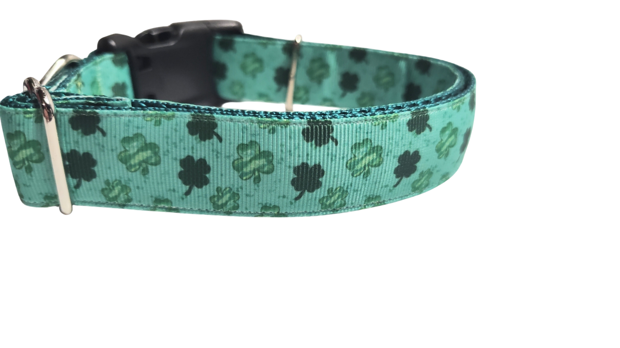 Lucky Clover Nylon Dog Collar