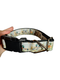 Mallard Duck Pair Nylon Dog Collar