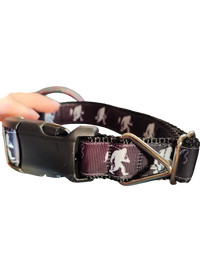 Fishing Sasquatch Nylon Dog Collar MD, LG, XL, Leash