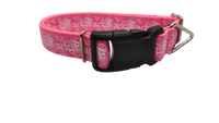 Fuck Pink Nylon Dog Collar