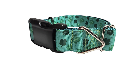 Lucky Clover Nylon Dog Collar