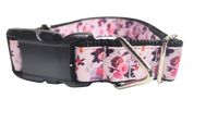 Birds and Flowers Nylon Dog Collar