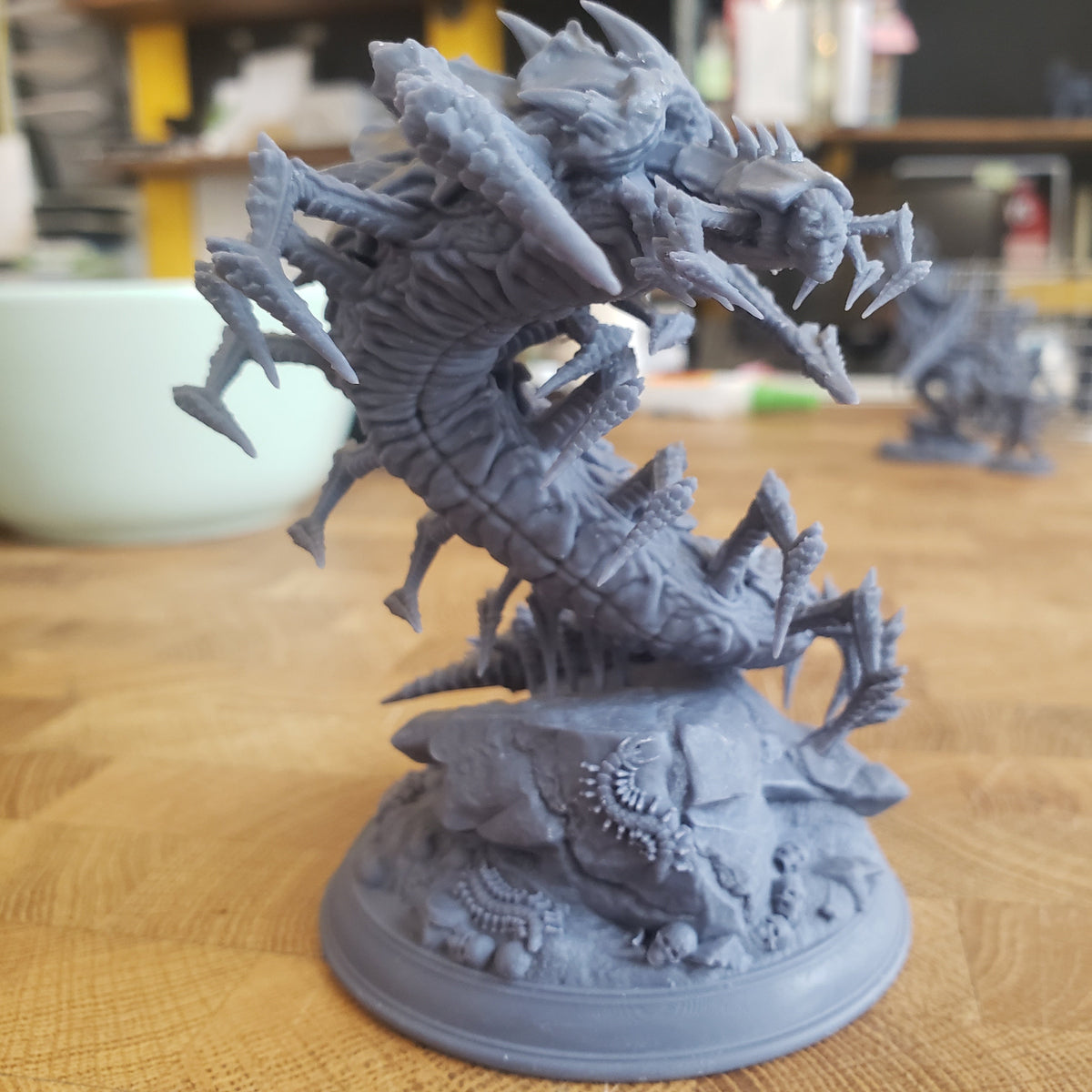 Conrad, Monarch of Many Faces (Big Fey Centipede)-3D Printed Miniatures-BIG FRENCHIES-All Systems Go Games
