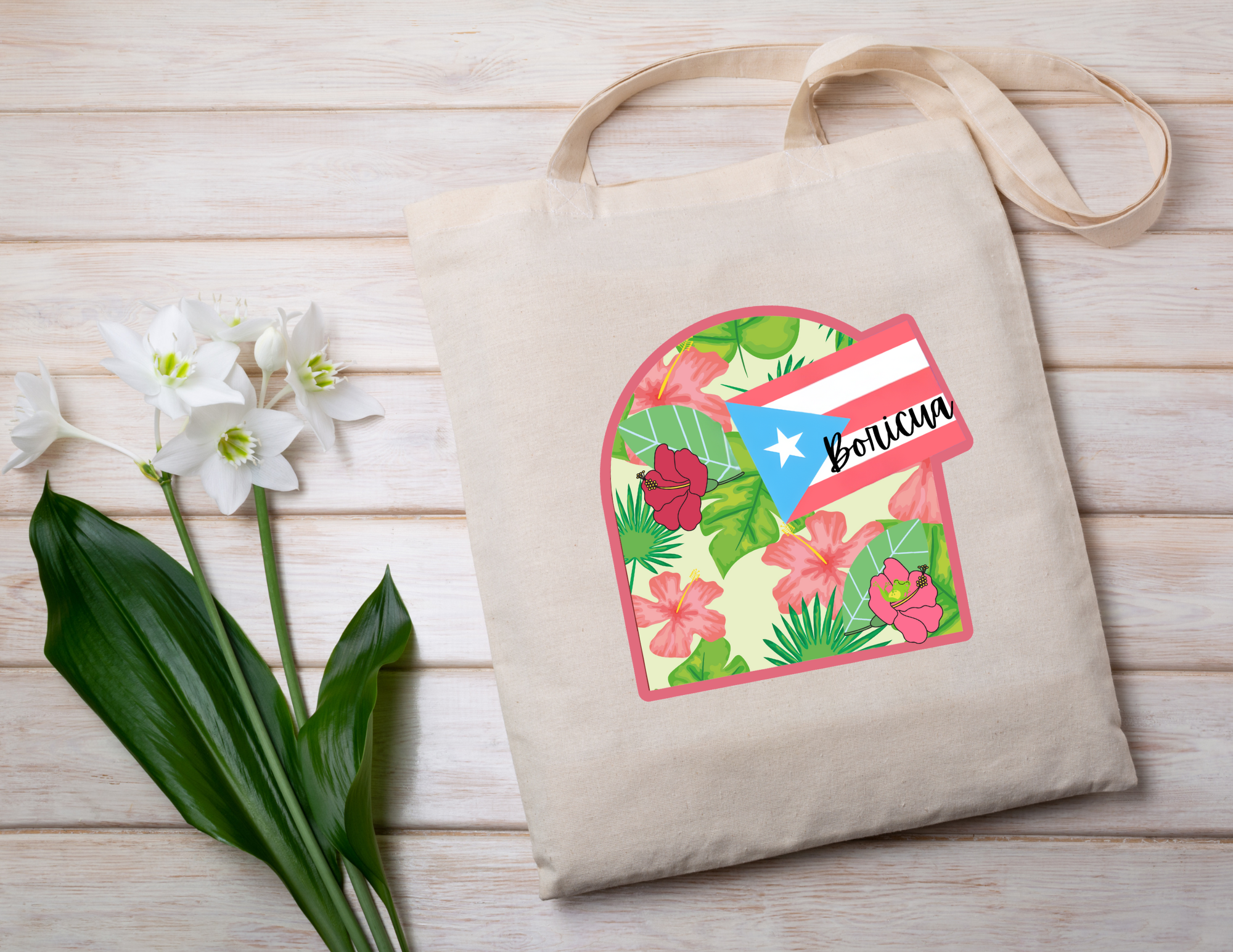 Tote bag: Boricua