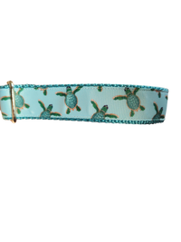 Baby Sea Turtles Nylon Dog Collar
