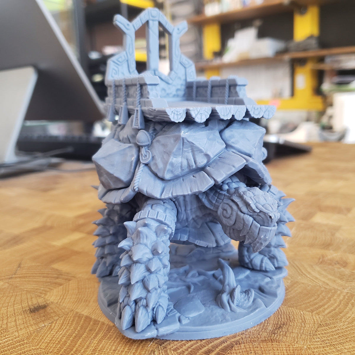 Terra, The Gigatortoise (Epic Boss)-3D Printed Miniatures-BIG FRENCHIES-All Systems Go Games