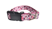 Birds and Flowers Nylon Dog Collar