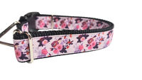 Birds and Flowers Nylon Dog Collar