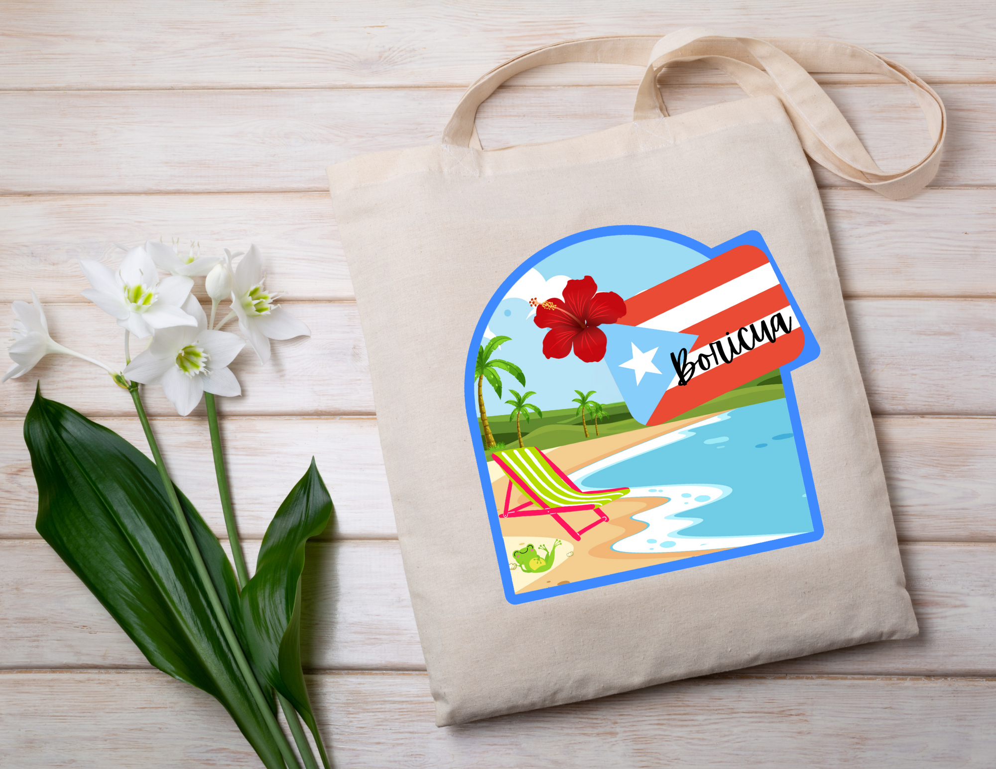 Tote bag: Boricua