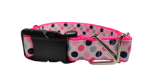 Polka Dots Pattern Nylon Dog Collar