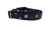 Roll the Dice Nylon Dog Collar